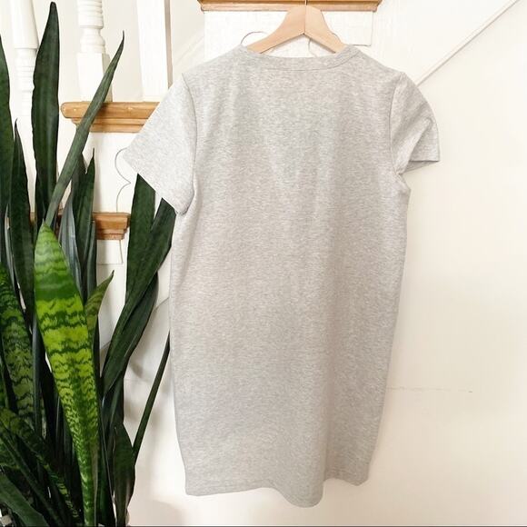 J.crew Lace Up front Knit  Mini Dress Gray sz S - Picture 5 of 5